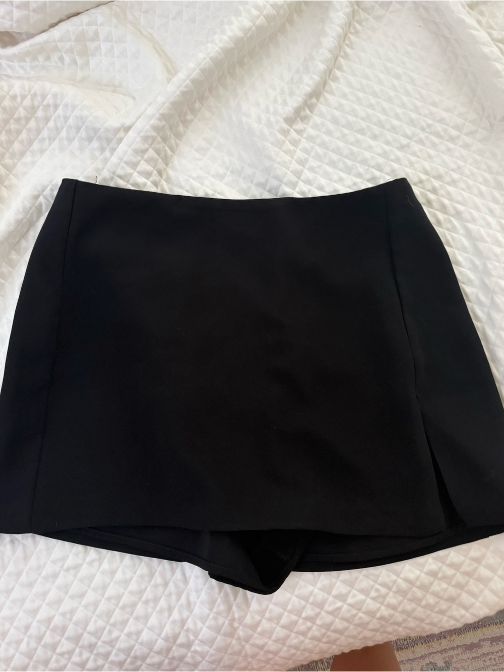 amanda uprichard black mini skort